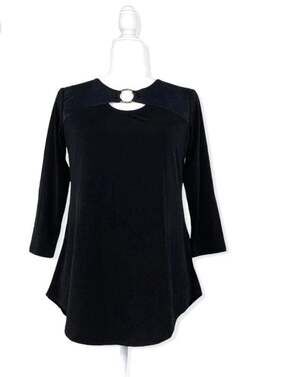 Nine West NWOT Black Blouse Size XL